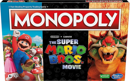 Monopoly Super Mario Bros Movie Edicion Hasbro Gaming