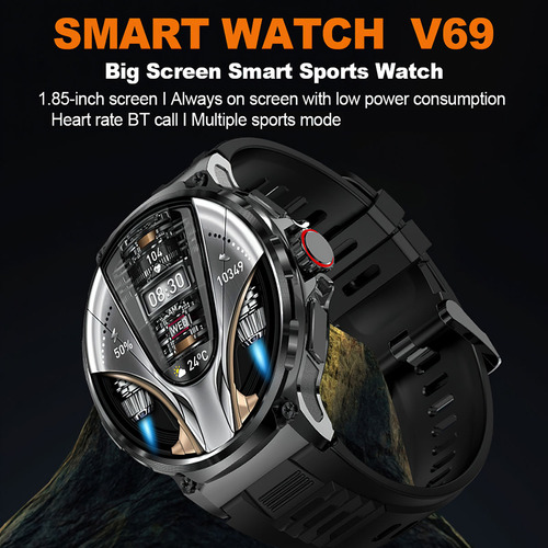 Relógio Inteligente Smart Ip68 Time Screen High Clear