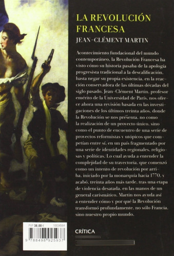La Revolución Francesa Jean-clément Martin Ed Crítica