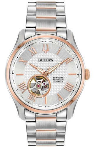 Relógio Bulova Masculino Automático Wilton 98a213