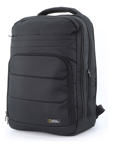 Mochila Urbana Nat Geo, Pro 20 L, Resistente Al Agua, Negro Diseño De La Tela Liso