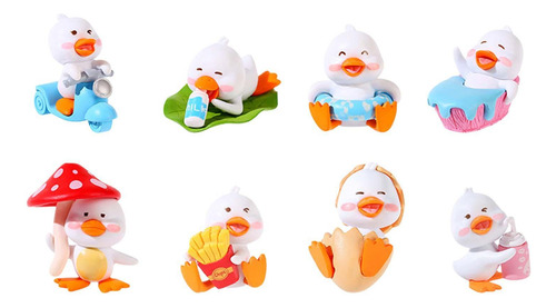 8x Figuras De Tiny, Figuras De Animales De Pequeño,