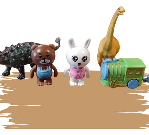 Pista Dinosaurios Park Mas Accesorios 45 Pcs Zippy Toys