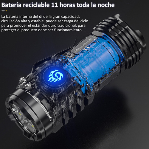 2pzs Monstruo Tres Ojos Mini Linterna Tactica Ultra Potente Lámpara Táctica Led , Led Linterna Ultra Potente, Tiger