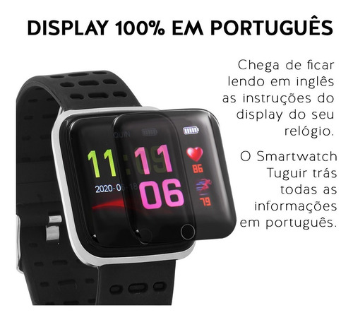 Relógio Smartwatch Tuguir 11875