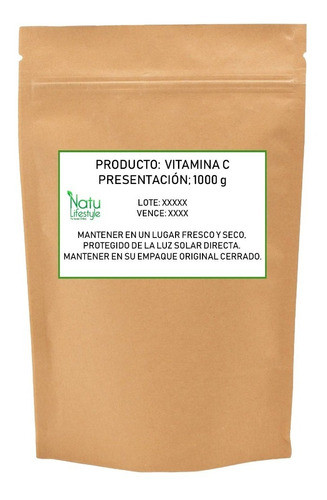 Vitamina C Acido Ascorbico 1 Kg - Kg a $55250