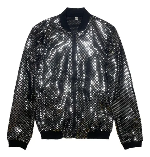 Jaqueta bomber store brilhante