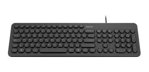 Imagen 5 de 7 de Teclado Philips K334 Cableado Usb Negro Español Pc Notebook
