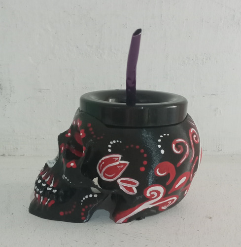 Mate Calavera Diseño Y Color A Eleccion 3d