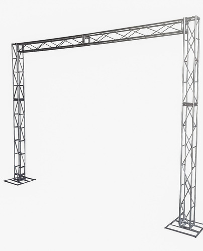 Imagem 2 de 5 de Treliças Kit Trave Box Truss Q15 Aço 2 X 2m Mega Promoção!!!