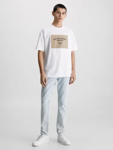 Polera Canvas Curve Blanco Calvin Klein