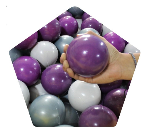 Alberca De Pelotas Lila+ Kit De Estimulacion Temprana+ Tunel