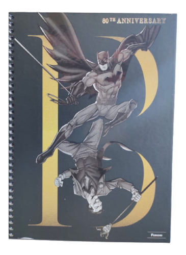 Caderno Escolar Universitário Espiral Com 200 Folhas Batman