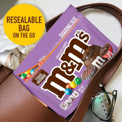 Imagen 6 de 8 de M&m's Fudge Brownie Chocolate Relleno De Brownie Importado
