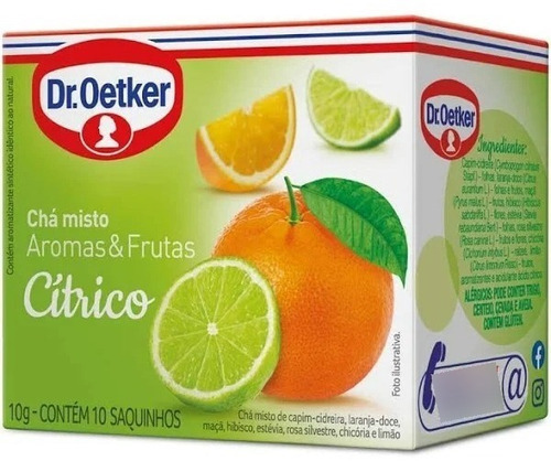 Chá Misto Aromas & Frutas Cítricas C/10 Sachês