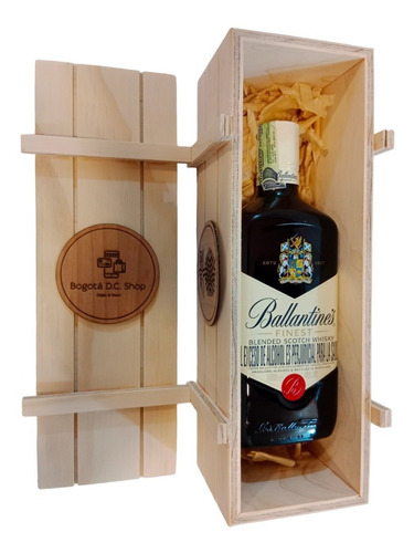 Caja Madera Licor Whisky - mL a $304
