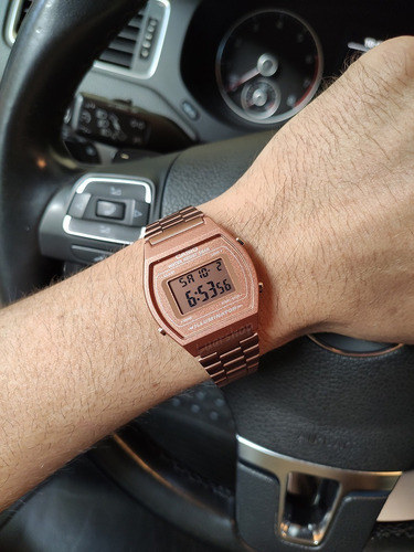 Relogio Casio Digital B640 Rose Feminino Caixa Original Nf