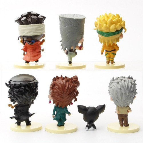Imagen 2 de 2 de Set De 7 Figuras Jojo's Bizarre Adventure