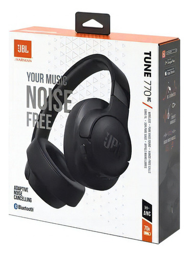 Audifonos Jbl Tune 770 Nc Headphone Noise Cancelling Over Ea Color Negro Negro