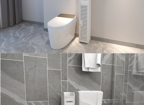 Imagen 6 de 9 de Estante De Baño Organizador Blanco 80x15x15