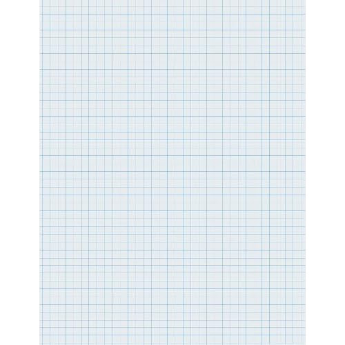 Papel De Composición, 8 1/2 X 11 , Cuadrícula De 1/4...
