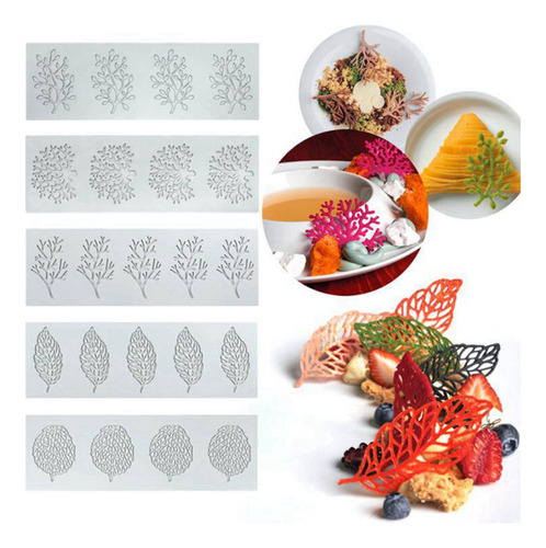 Para Molde Silicona Molecular Cuisine Plating, Paquete