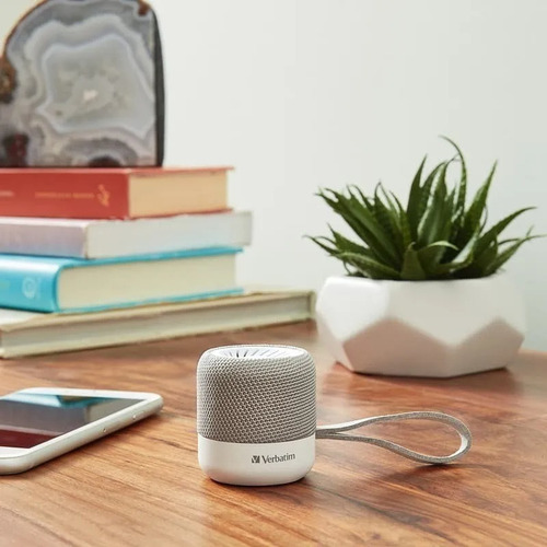 Parlante Inalambrico Bluetooth Verbatim Wireless Mini Wht