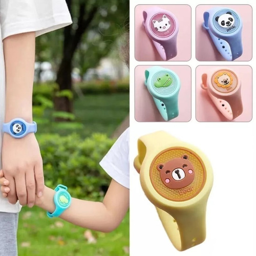 Pulsera Reloj Repelente Anti Mosquitos Niños Verano Luces