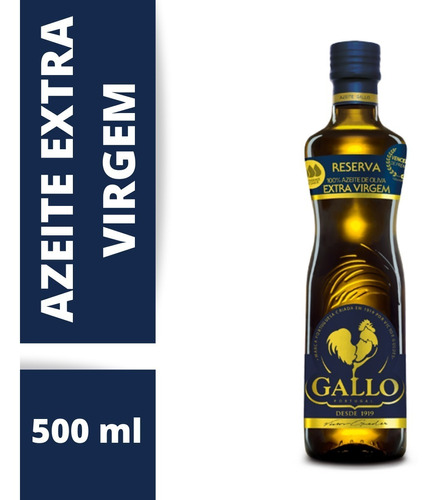 Azeite de Oliva Extra Virgem Reserva Português Gallo Vidro 500ml