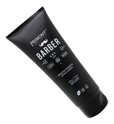 Primont Barber Gel Capilar Vegano Fijación Fuerte Pelo Local