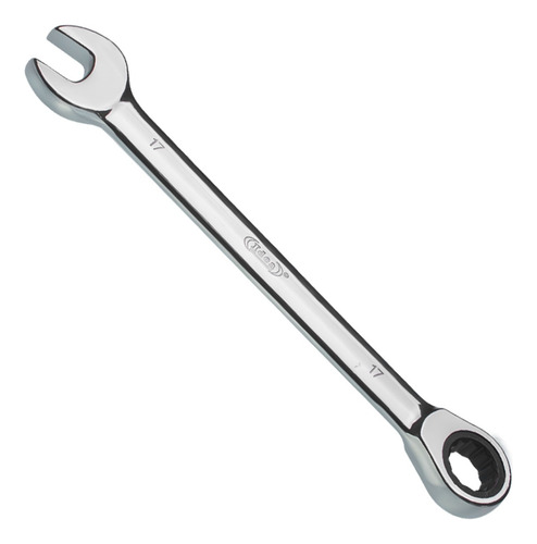 Chave Combinada 17mm Com Catraca Boca Estrela Articulada