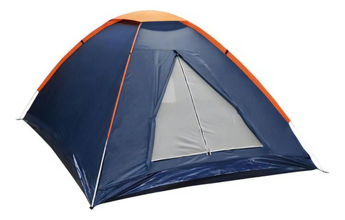 Barraca de Camping Panda NTK Iglu Para 2 Pessoas Com Coluna d'água de 600mm Impermeável Azul Nautika