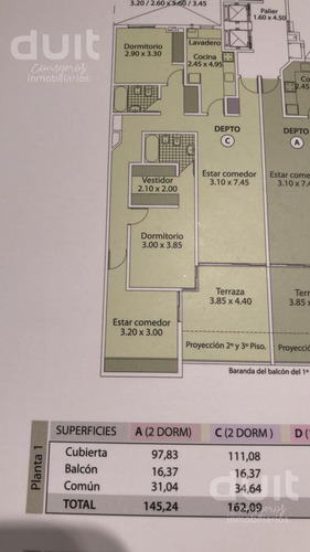 Departamento Semipiso En Excelente Estado En Nueva Córdoba