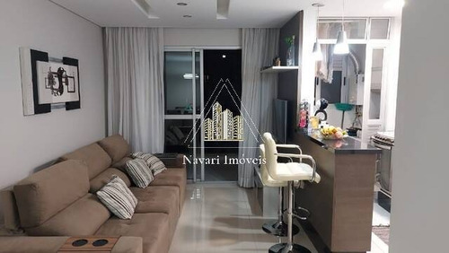 Imagem 2 de 15 de Apartamento Em Guarulhos No Flex Com 60 M² 2 Dorms 1 Vaga Coberta - Ap0800