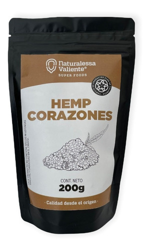 Hemp Corazones 200g Naturalessa Valiente Agroecológica