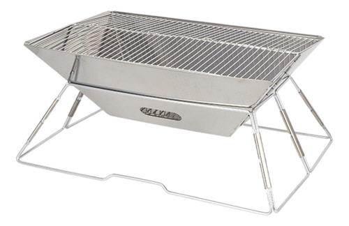 Parrilla De Camping Plegable De Acero Inoxidable Para