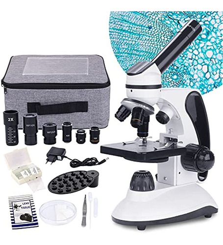 Microscopio Monocular Para Estudiantes Adultos, Aumento De 4
