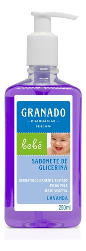 Sabonete Liquido Para Bebê Fragrância Lavanda 250ml Granado
