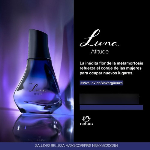 Perfume Luna Atitude Natura 50 Ml