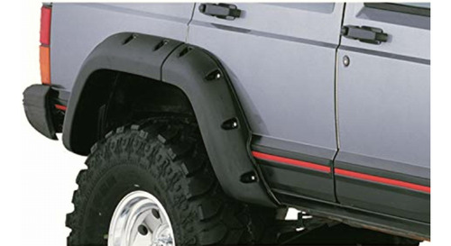 Bushwacker Jeep Cutout Pocket/rivet Style Rear Guardabarros