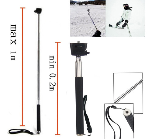 Kit 50 Accesorios Para Camaras Gopro Hero7 Hero6 Hero5 Hero4