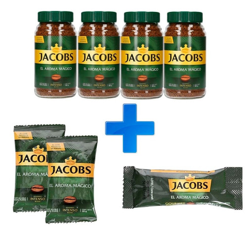 Kit Café Jacobs Gourmet Intenso 190g + 20g Gratis Intenso 2g