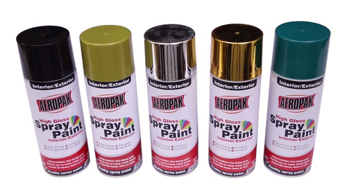 Imagen 5 de 7 de Aerosol Pintura Spray Aeropak Efecto Dorado 285gr/400ml