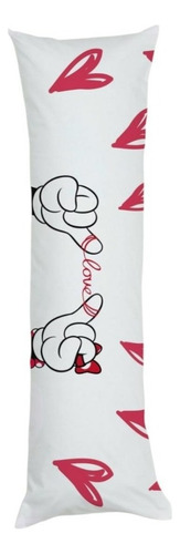 Capa De Travesseiro Para Corpo 1,30m X 38cm Imediato Cor Cada Segundo