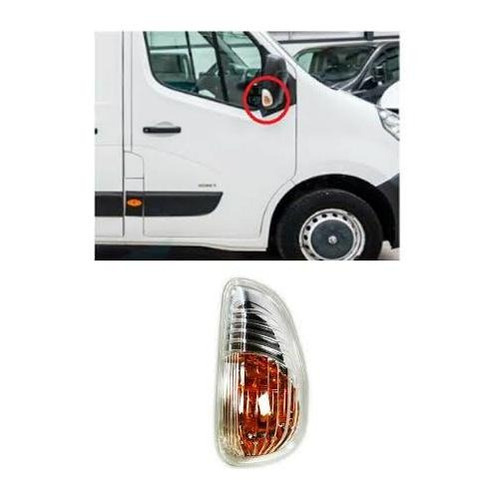 Luz Direccional De Espejo Renault Master 2010 - 2014