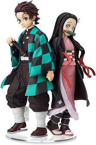 Action Figure Conjunto Demon Slayer Tanjiro E Nezuko - Sega