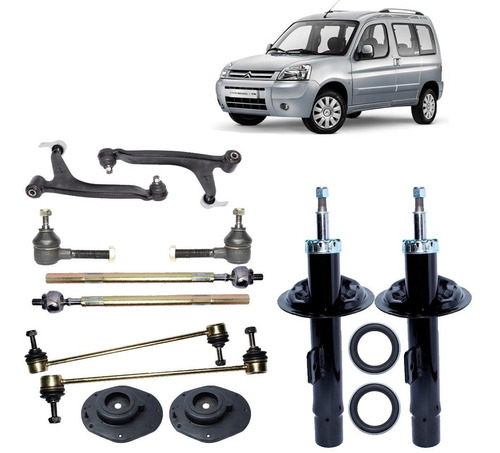 Kit Suspension Para  Citroen Berlingo 1.9 Dw8b 2004 2007