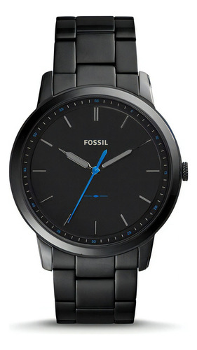 Fossil Fs5308, Reloj Hombre, Negro (black), Una Talla