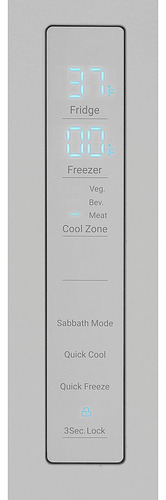 Refrigerador French Door 410l (14ft) Inox Haier Hfm410lplss0 Color Inoxidable