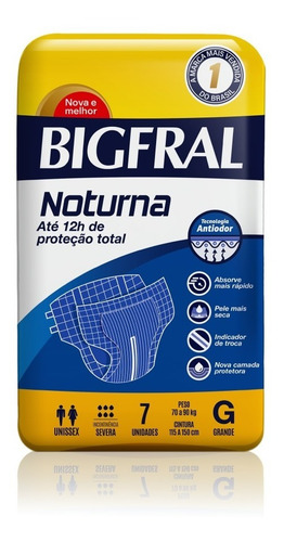 Kit Fralda Bigfral Noturna G + Toalha Umedecida